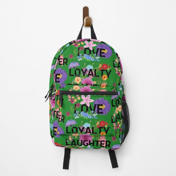 Item preview, Loyalty, Laughter, Love, flower pattern design designed and sold by MERCH HQ.