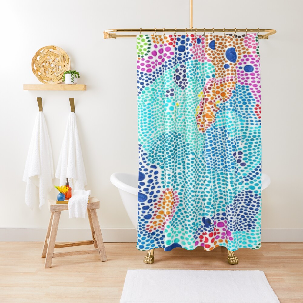 "Funky Art 004" Shower Curtain for Sale by Pjohnstonesart Redbubble