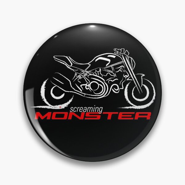 Item preview, Screaming Monster Horsiontale, Chop Tail, bicicleta personalizada, en negro - Real Biker designed and sold by etoide.