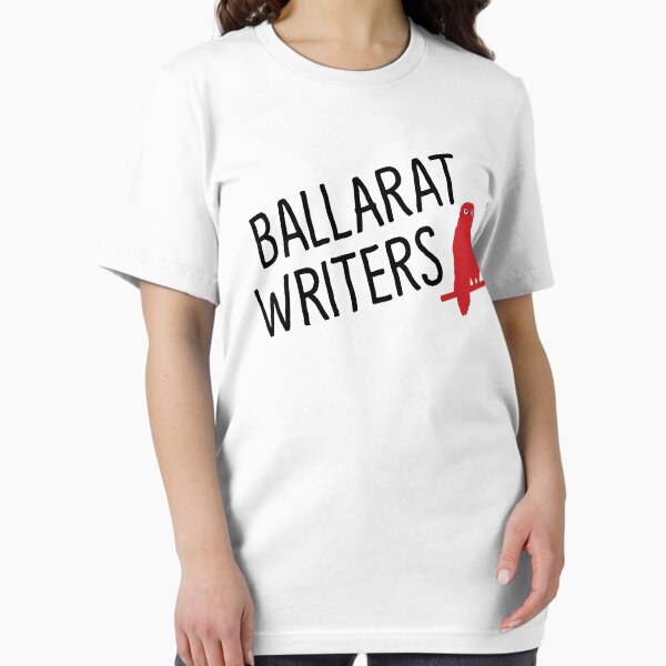 Ballarat Writers Shirt (White/Grey) Essential T-Shirt