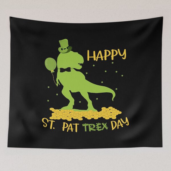 Item preview, Happy St Pat Trex Day designed and sold by CraftsforKai.