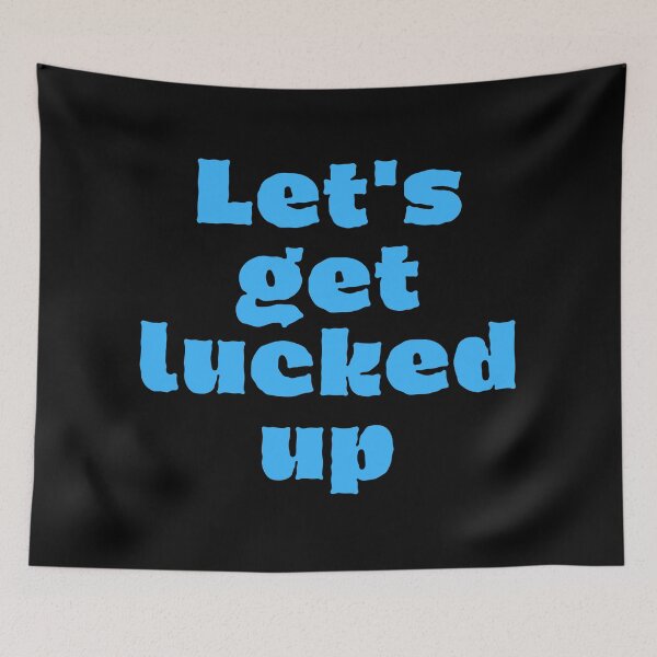 Item preview, Let's get lucked up minimalistic designer product designed and sold by WarloftersS.