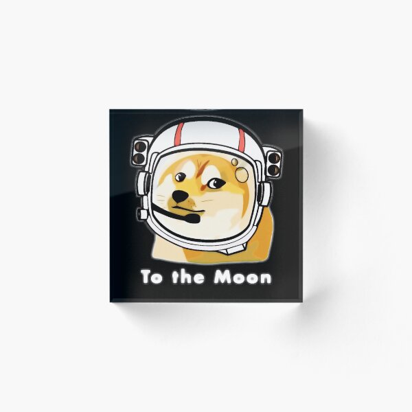 Aperçu de l'œuvre Doge à la lune créée et vendue par COTTONLY.