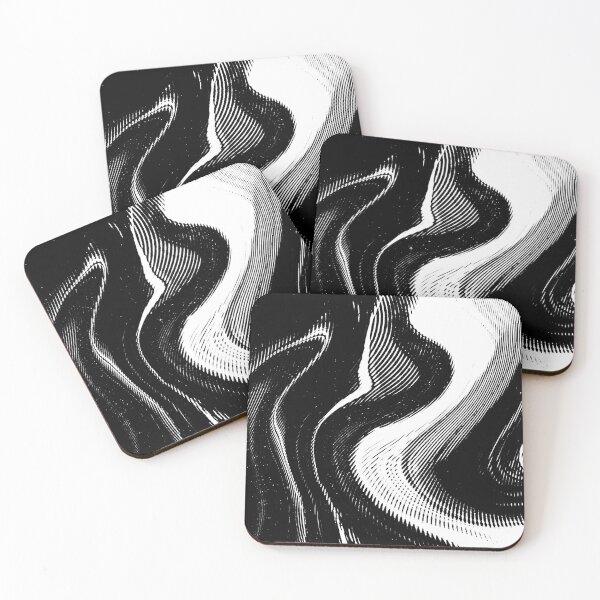Item preview, Water ripple art design in black and white. designed and sold by Ldesigns1.