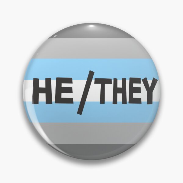 Item preview, Pronouns He/They Demiboy designed and sold by  NamelessMeowMeow.