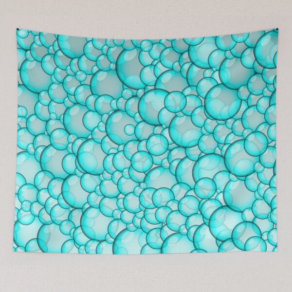 Item preview, Bubbles - Bright Blue designed and sold by Gubbz.