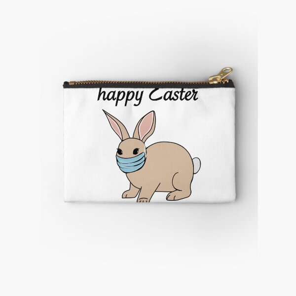 Item preview, Easter Bunny with Face Mask/ Happy Easter!/ Easter Bunny with writing designed and sold by muffinstandd.