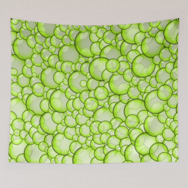 Item preview, Bubbles - Bright Green designed and sold by Gubbz.