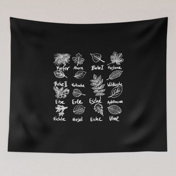 Item preview, Arboriculture leaves nature forest designed and sold by paintinkpenguin.