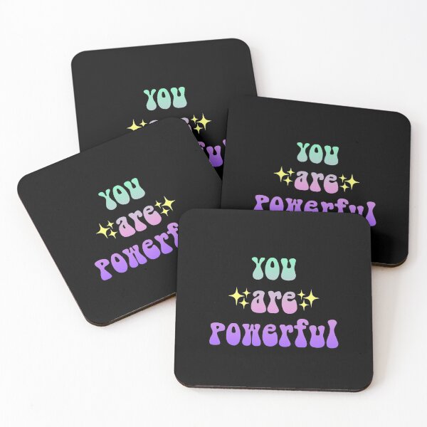 Item preview, you are powerful sparkly gradient Meme Text designed and sold by everything4eva.