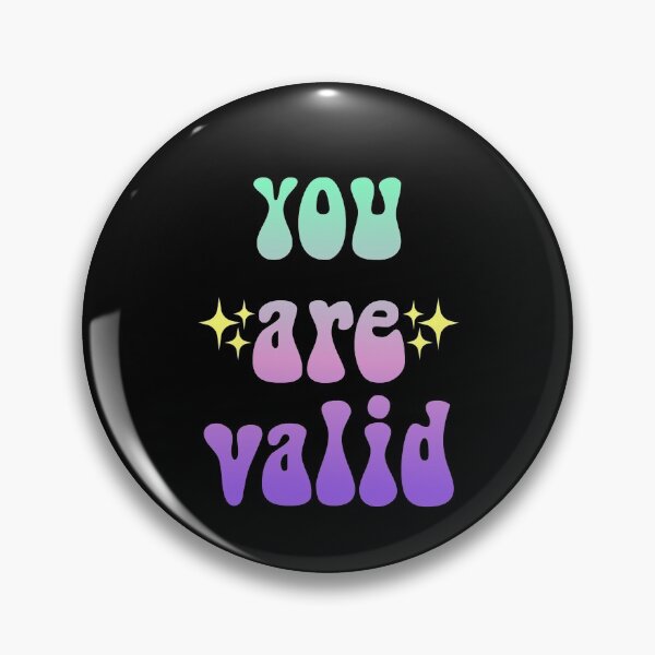 Item preview, you are valid sparkly gradient Meme Text designed and sold by everything4eva.