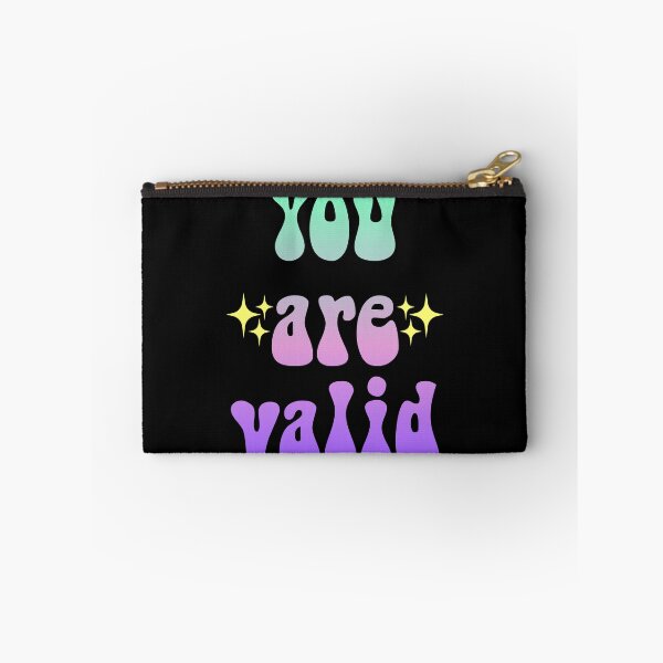 Item preview, you are valid sparkly gradient Meme Text designed and sold by everything4eva.