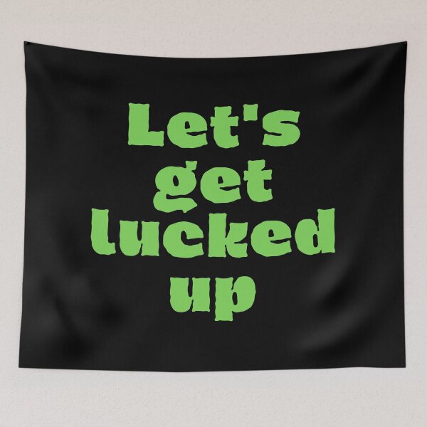 Item preview, Let's get lucked up minimalistic designer product. St. Patrick's day designed and sold by WarloftersS.