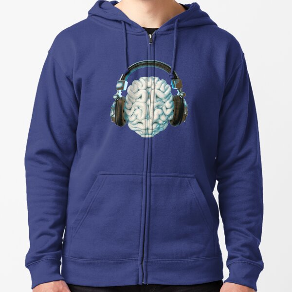 Mind Music Connection Zipped Hoodie