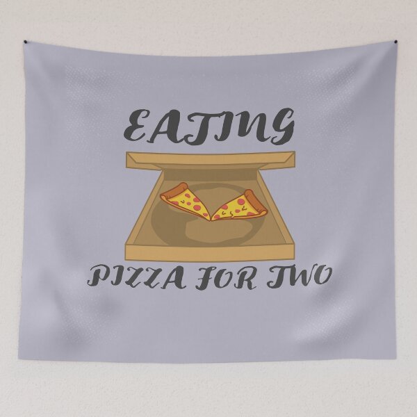Item preview, Eating Pizza For Two - Pizza designed and sold by YueHeng Creates ⭐⭐⭐⭐⭐.