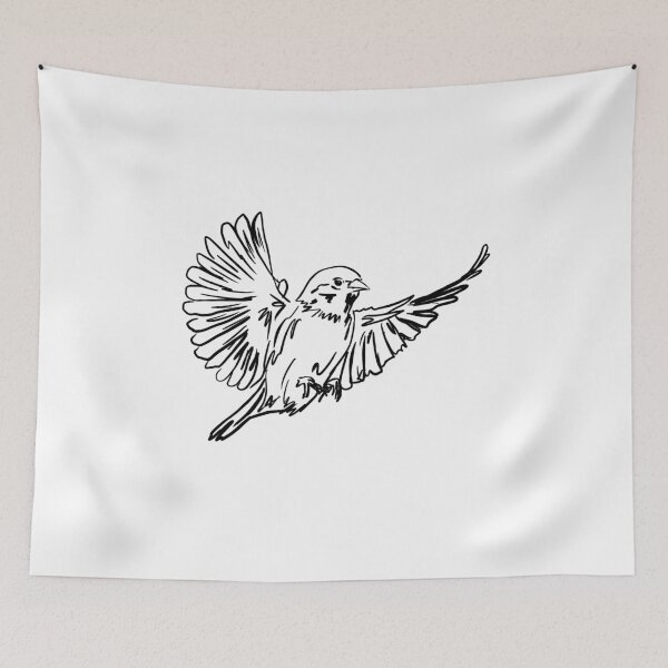 Item preview, Bird flying freedom animal designed and sold by paintinkpenguin.