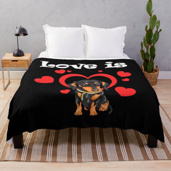 Item preview, Love Is Dachshund Breed Paws Dogs Wiener Long Body Dachshund Pet Paw Weiner Man's Bestfriend For Paw Animal Dog Bone designed and sold by shirti.