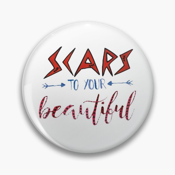 Item preview, Scars To Your Beautiful Handlettering designed and sold by ColorHurricane.