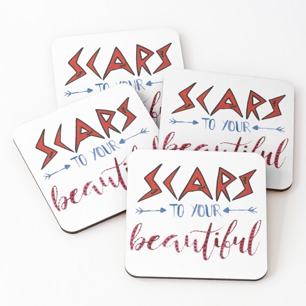 Item preview, Scars To Your Beautiful Handlettering designed and sold by ColorHurricane.