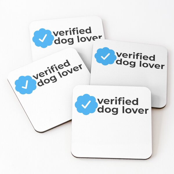 Item preview, Verified dog lover designed and sold by EnjoyMyTees.