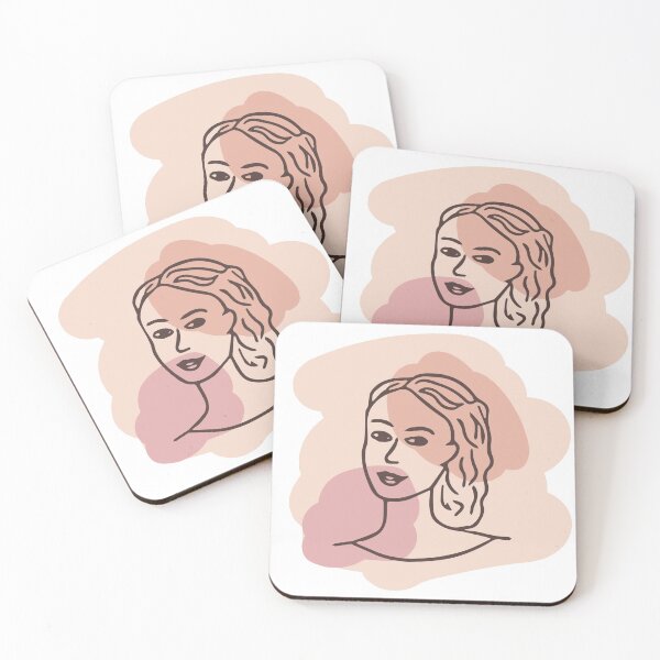 Item preview, young woman portrait. modern minimalism art  designed and sold by gata-iris.