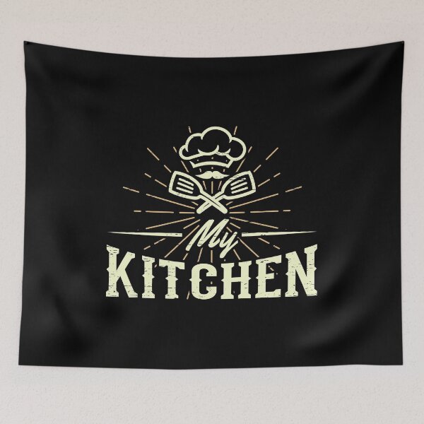 Item preview, My Kitchen My Rules Spatula Whisk Rolling Pin Baking Pastry Bread Dough Bake Oven Knead Flour Egg Chef Food Dessert designed and sold by shirti.