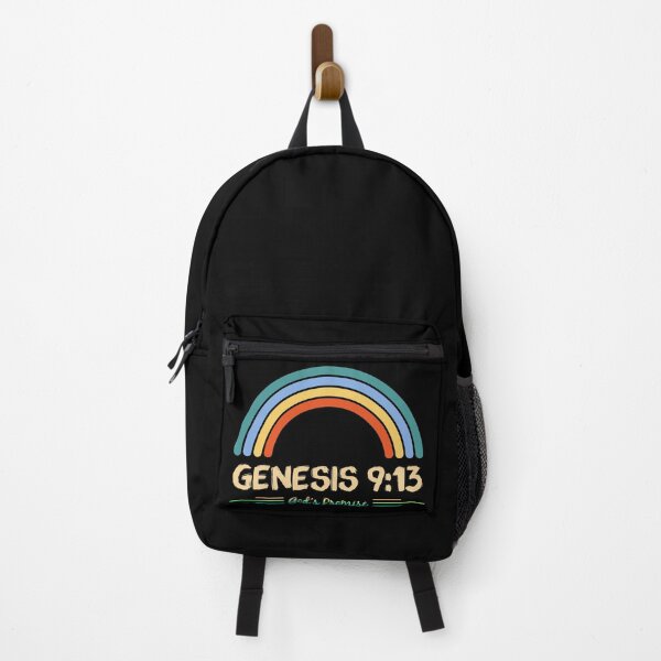 Item preview, Genesis 9:13 God's Promise Faithfully Rainbow Bible Verse Jesus Church Prayer Religious Christian God Lord Design designed and sold by shirti.