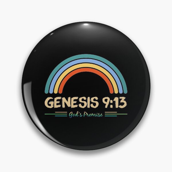 Item preview, Genesis 9:13 God's Promise Faithfully Rainbow Bible Verse Jesus Church Prayer Religious Christian God Lord Design designed and sold by shirti.