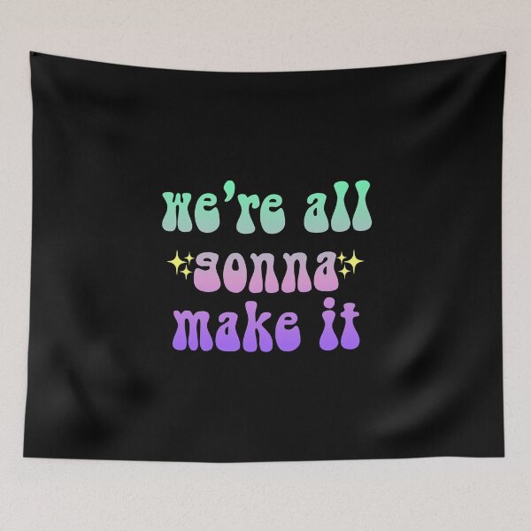 Item preview, we're all gonna make it sparkly gradient Meme Text designed and sold by everything4eva.