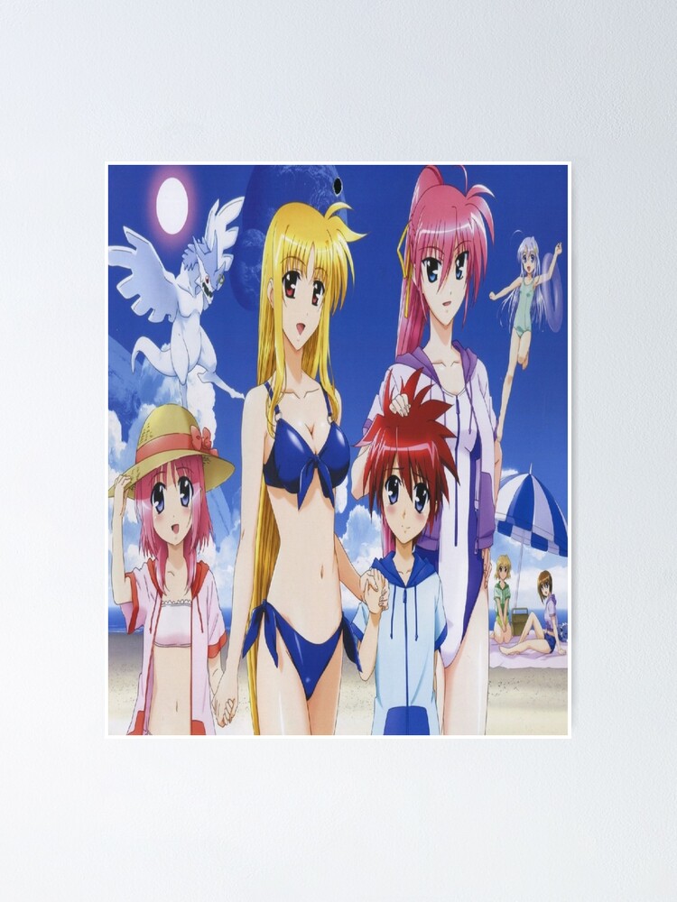 Mouse Pad Anime Mahou Shoujo Lyrical Nanoha Nanoha Takamachi Fate