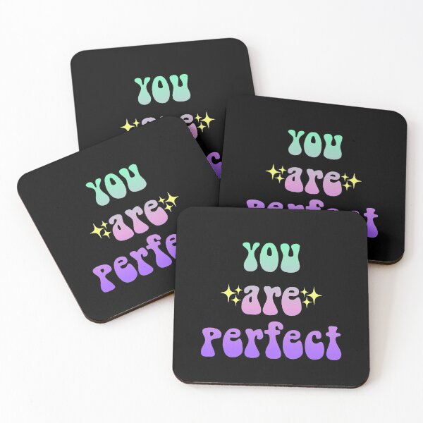 Item preview, you are perfect sparkly gradient Meme Text designed and sold by everything4eva.