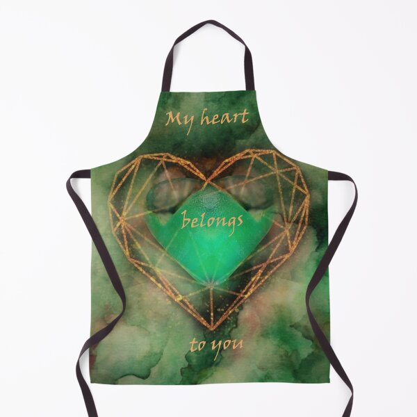 Item preview, Emerald Heart Valentine designed and sold by 88 Jane.