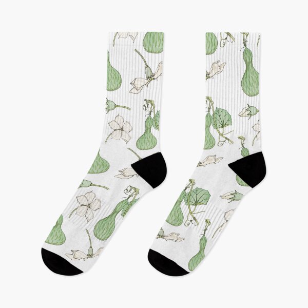 Item preview, Pretty Vintage Gourd vine White Flowers design - Verneuil designed and sold by Rachel Pile.