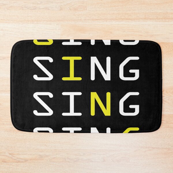 Item preview, Singer Simple Design in White and Yellow designed and sold by NamColors.