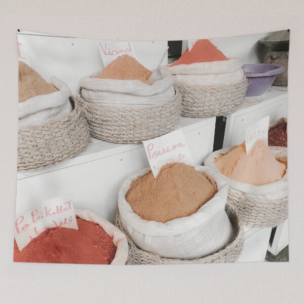 Item preview, Curry powders and spices on market in North Africa designed and sold by Melissa Peltenburg.