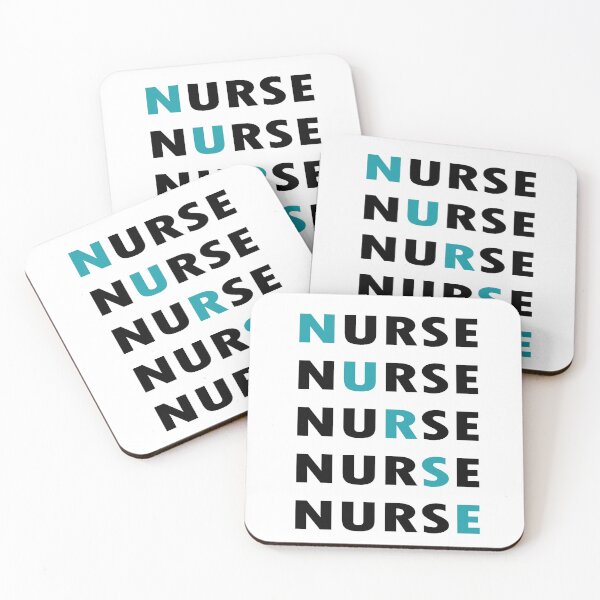 Item preview, Nurse Job Simple Design in Black and Blue designed and sold by NamColors.