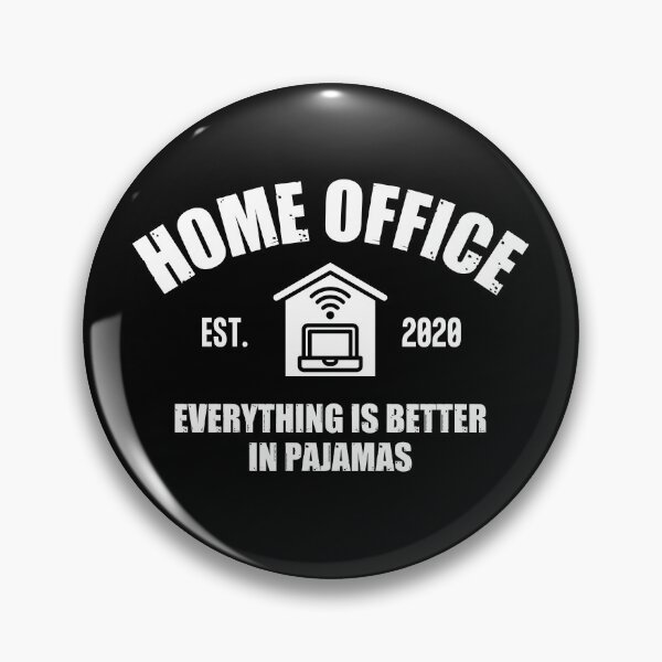 Item preview, Working from home, Home office Since 2020 - White text designed and sold by Happy-PrintZ.