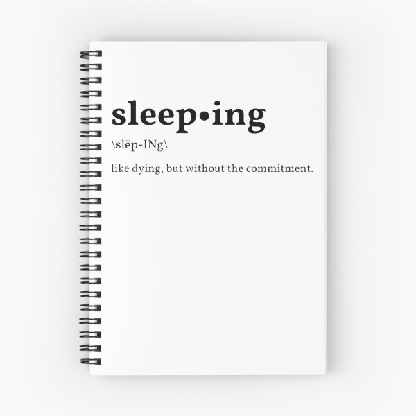 Item preview, Sleeping definition  designed and sold by Nena Vossen.