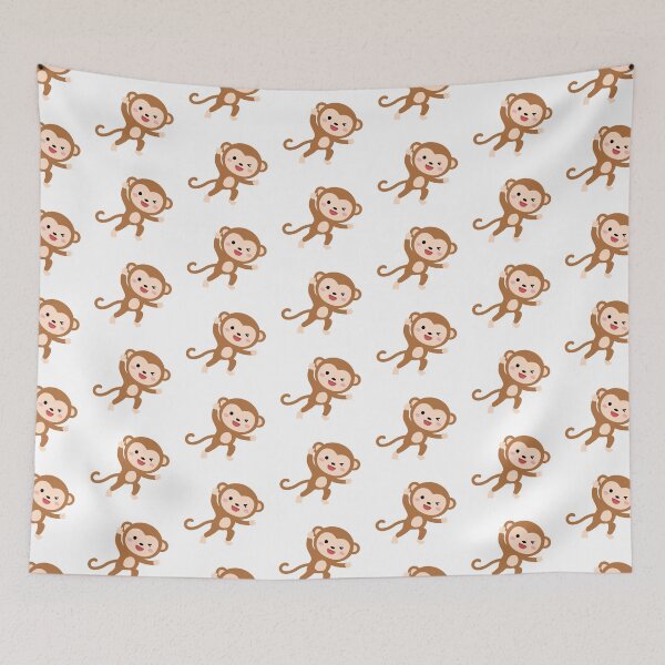 Item preview, Cartoon brown monkey designed and sold by Ripoubsb.