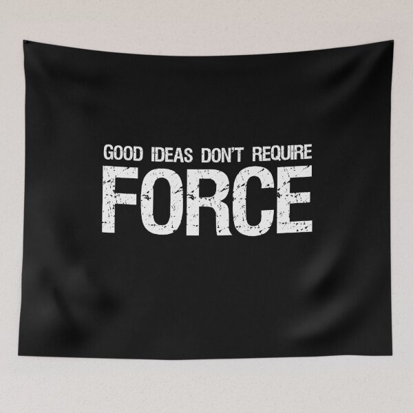 Item preview, Libertarian Good Ideas Don't Require Force Anti Socialism designed and sold by Styrman.