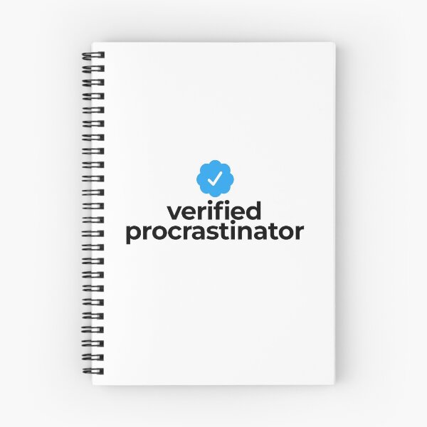 Item preview, Verified procrastinator designed and sold by EnjoyMyTees.