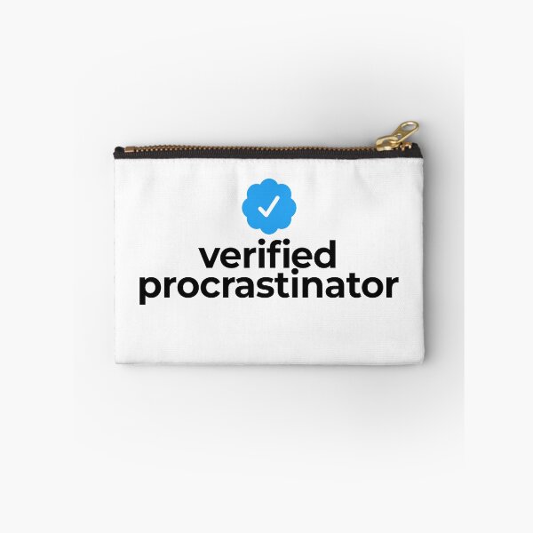 Item preview, Verified procrastinator designed and sold by EnjoyMyTees.