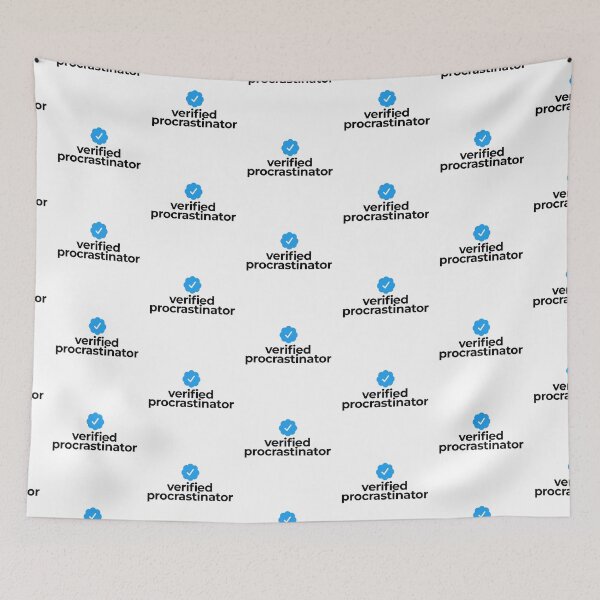 Item preview, Verified procrastinator designed and sold by EnjoyMyTees.