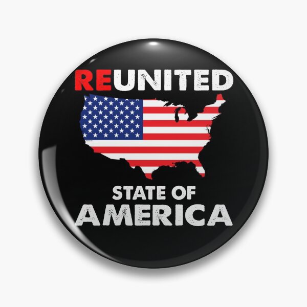 Item preview, Reunited State of America Flag Map designed and sold by Niishouseca.