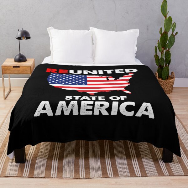 Item preview, Reunited State of America Flag Map designed and sold by Niishouseca.