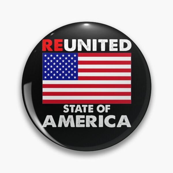 Item preview, Reunited State of America Flag Retro designed and sold by Niishouseca.