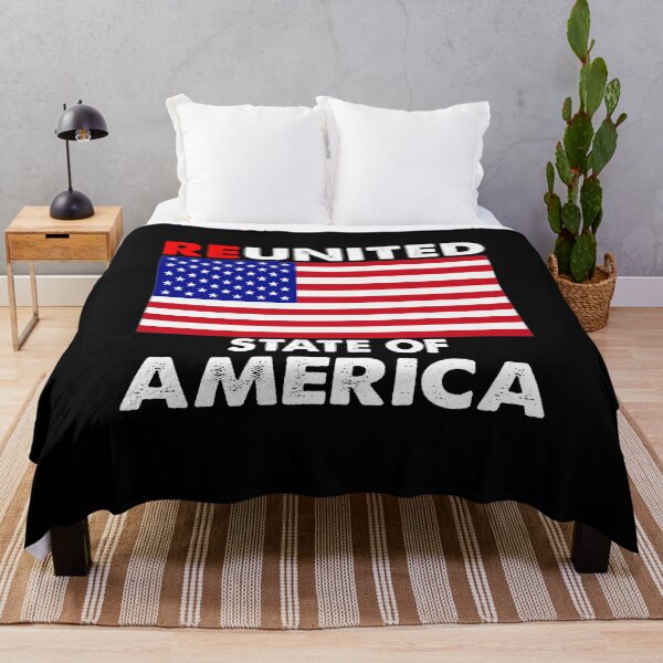 Item preview, Reunited State of America Flag Retro designed and sold by Niishouseca.