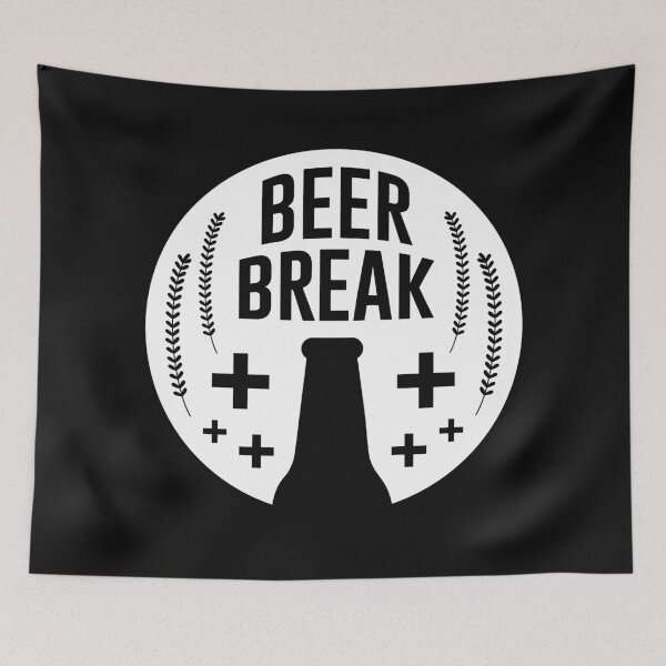 Item preview, Beer Break  -funny beer quotes designed and sold by shivani21061993.