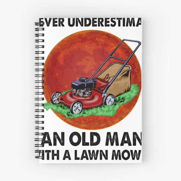 Item preview, Never Underestimate An Old Man With A Lawn Mower designed and sold by BiancaMoss51.