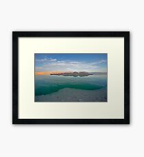 Dead sea, Israel at dusk Framed Print
